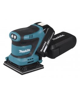 Makita DBO480Z käsihiomakone Epäkesko hiomakone 14000 OPM musta, Sininen 210 W