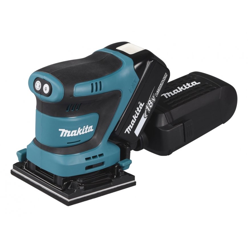 Makita DBO480Z kantav lihvija Ekstsentriklihvmasin 14000 OPM Must, Sinine 210 W