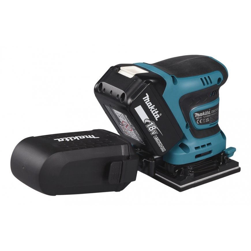 Makita DBO480Z kantav lihvija Ekstsentriklihvmasin 14000 OPM Must, Sinine 210 W – 5