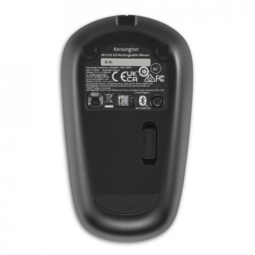 Kensington MY230 EQ hiiri Office Molempikätinen RF Wireless + Bluetooth 1200 DPI – 4