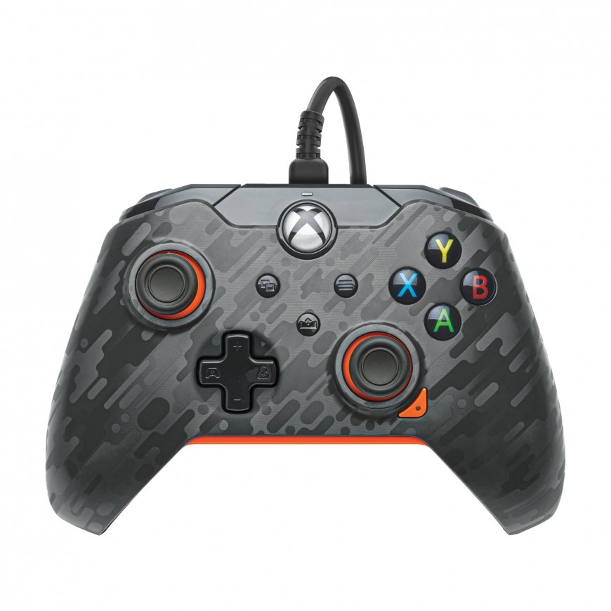 PDP Wired Controller: Atomic Carbon, For Xbox & Windows 10/11
