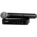 Shure BLX24E/PG58-H8E - Vadu bezvadu vokālais sistēma ar PG58 mikrofonu Shure BLX24E/PG58-H8E - Vadu bezvadu vokālais sistēma ar PG58 mikrofonu