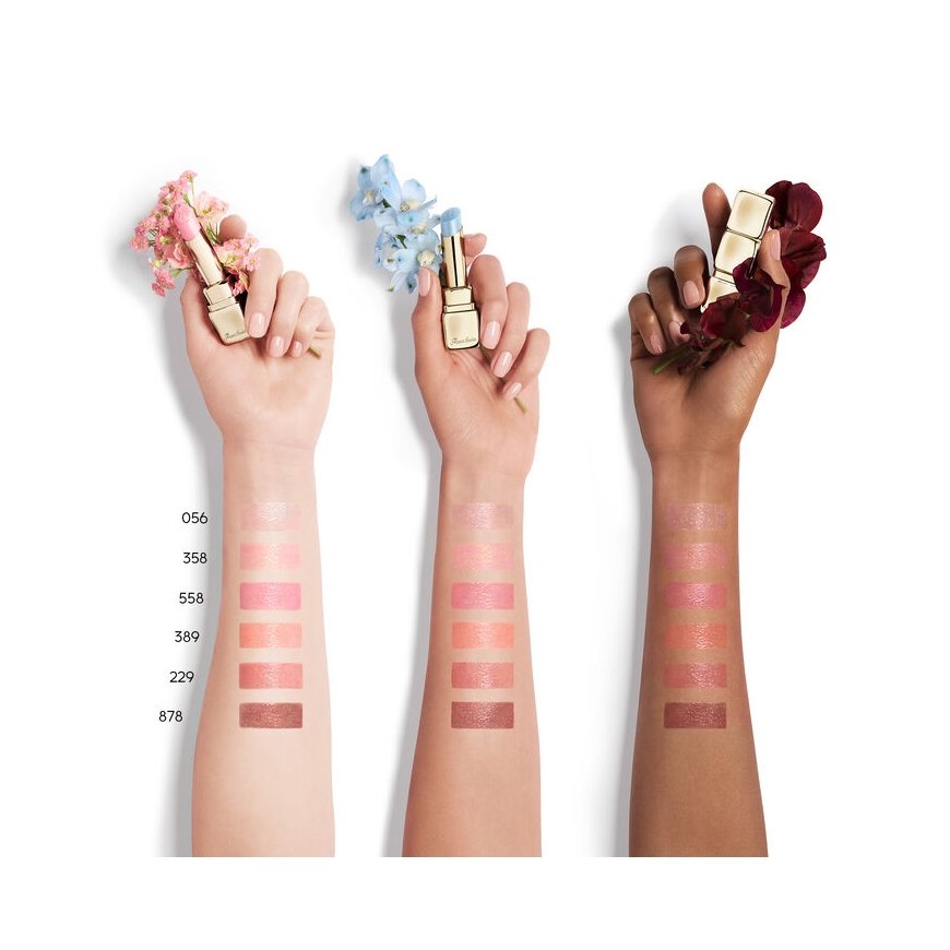Guerlain KissKiss Bee Glow бальзам для губ 389 Pearly Peach Женский – 5