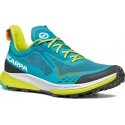 Scarpa Golden Gate Kima Rt trail shoes in lake blue/lime Scarpa Golden Gate Kima Rt trail shoes in lake blue/lime