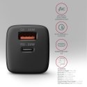 Axagon ACU-PQ30 Ladegerät QC3.0, 4.0/AFC/FCP/PPS/Apple+ PD USB-C, 30W - schwarz - Kompaktes Ladegerä Axagon ACU-PQ30 Ladegerät QC3.0, 4.0/AFC/FCP/PPS/Apple+ PD USB-C, 30W - schwarz - Kompaktes Ladegerä