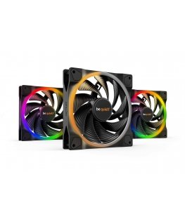 be quiet! Light Wings | 140mm PWM Triple Pack high-speed Datora korpusam Ventilators 14 cm Melns 3 pcs
