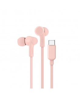 Belkin SoundForm Kõrvaklapp Juhtmega ühendatud Kõrvasisene Muusika / Igapäevane USB tüüp-C Roosa