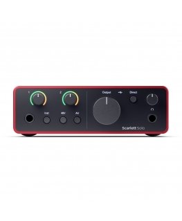 Focusrite Scarlett Solo 4-го поколения - 2-канальный аудиоинтерфейс