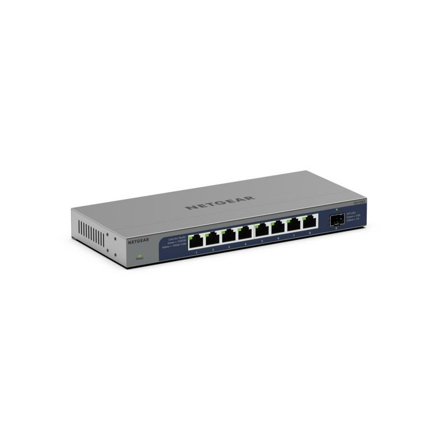 NETGEAR GS108X Ne-valdomas L2 Gigabit Ethernet (10/100/1000) Pilka