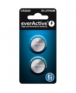 Lithium battery mini everActive CR2025 - blister 2 pcs.