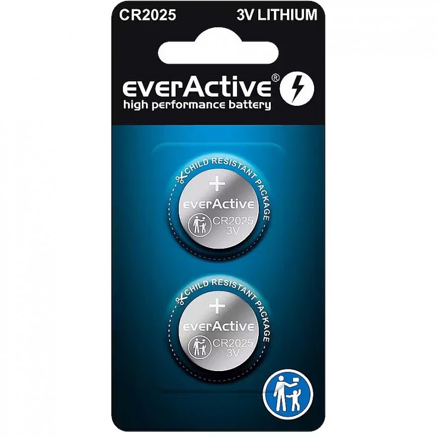 Everactive Litija akumulators mini everActive CR2025