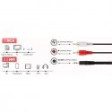 Riff RF010 3.5 mm - 2 x RCA 1.5m Riff RF010 3.5 mm - 2 x RCA 1.5m