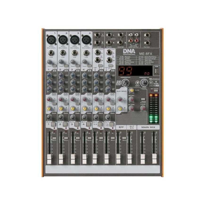 No name DNA ME-8FX audio mikseris