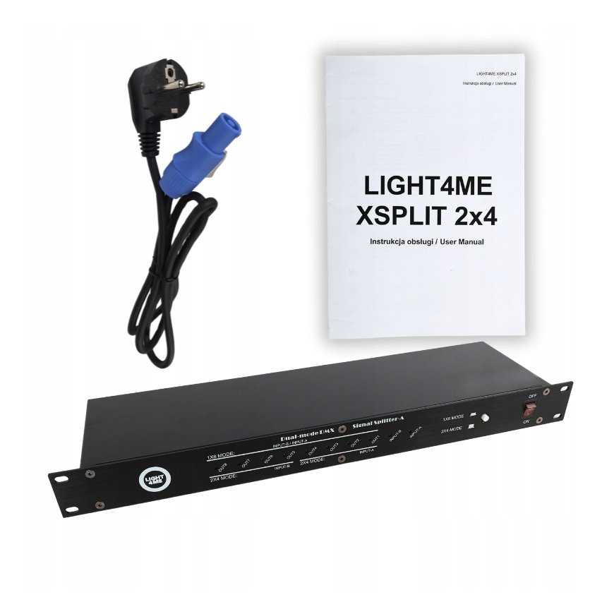 LIGHT4ME XSPLIT 2x4 DMX dalītājs – 2