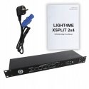 LIGHT4ME XSPLIT 2x4 DMX splitter LIGHT4ME XSPLIT 2x4 DMX splitter