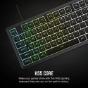 Corsair K55 CORE RGB klaviatūra Žaidimams USB QWERTZ Vokiečių Juoda Corsair K55 CORE RGB klaviatūra Žaidimams USB QWERTZ Vokiečių Juoda