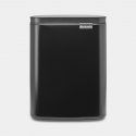 Brabantia Bo Waste Bin 7 L Прямоугольный Стальной Черный Brabantia Bo Waste Bin 7 L Прямоугольный Стальной Черный