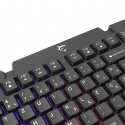 White Shark GK-2105 DAKOTA tastatūra Speļu USB Melns White Shark GK-2105 DAKOTA tastatūra Speļu USB Melns