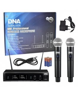 DNA DJ DUAL VOCAL bezvadu vokālie mikrofoni