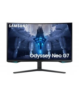 Samsung G75NB kompiuterio monitorius 81,3 cm (32") 3840 x 2160 pikseliai 4K Ultra HD LED Juoda