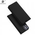 Dux Ducis Premium sērijas Skin Pro Magnētiskās fiksācijas sāniski atverams maks priekš Apple iPhone 12 Pro Max Melns Dux Ducis Premium sērijas Skin Pro Magnētiskās fiksācijas sāniski atverams maks priekš Apple iPhone 12 Pro Max Melns