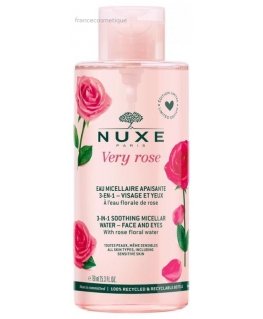 Успокаивающая мицеллярная вода для очищения Nuxe Very Rose
