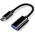 Fusion Adapter USB-A to Type-C 3.0 OTG Connection Black (OEM)