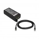 PoE++ 65W 2.5G adapter koos 3,66 m CAT6A kaabli ja toitekaabliga PoE++ 65W 2.5G adapter koos 3,66 m CAT6A kaabli ja toitekaabliga