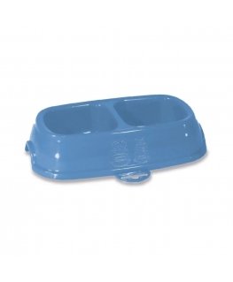 Ruokakuppi Rikkoutuu 13 0,2+0,2L 21x13x5cm sekoitettu harmaa|sininen