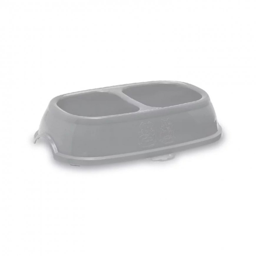 Šėrimo dubuo Lūžti 13 0,2+0,2L 21x13x5cm įvairių pilkų|mėlynų – 2