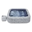 Bestway Lay-Z-Spa 6001Q гидромассажная ванна/спа-бассейн 1180 L 7 человек Квадратный Синий, Серый