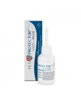 JM SANTE Vet Protector Uszy Plus - korvatippa koirille ja kissoille – 50 ml