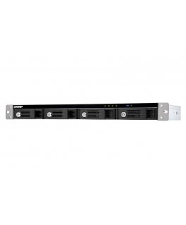 QNAP TR-004U kõvakettaboks HDD/SSD ümbris Must, Hall 2.5/3.5"