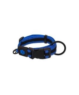 Neck strap - Placek Active Dog Collar Fluffy M blue 2.5x33-48cm