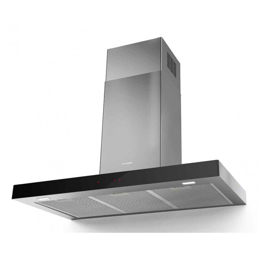 FABER S.p.A. Stilo Glass Smart A60 Seinale kinnitatav Roostevaba teras B 690 m³/h