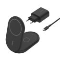 Belkin BoostCharge Kõrvaklapid, Nutitelefon Must USB Traadita laadimine Kiirlaadimine Hoonesisene