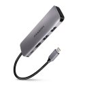 Axagon HMC-5 sülearvuti dokk ja pordireplikaator Juhtmega ühendatud USB 3.2 Gen 1 (3.1 Gen 1) Type-C Axagon HMC-5 sülearvuti dokk ja pordireplikaator Juhtmega ühendatud USB 3.2 Gen 1 (3.1 Gen 1) Type-C