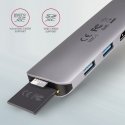 Axagon HMC-5 knyginių kompiuterių dokas / jungčių replikatorius Vielinis USB 3.2 Gen 1 (3.1 Gen 1) T Axagon HMC-5 knyginių kompiuterių dokas / jungčių replikatorius Vielinis USB 3.2 Gen 1 (3.1 Gen 1) T