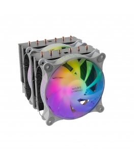 Mars Gaming MCPU-XT Procesors Universāls šķidruma dzesētājs 12 cm Balts 1 pcs