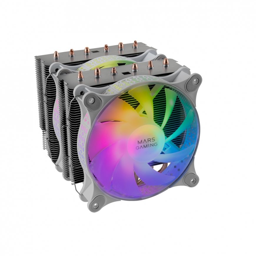 Mars Gaming MCPU-XT Suoritin All-in-one-nesteenjäähdytin 12 cm Valkoinen 1 kpl