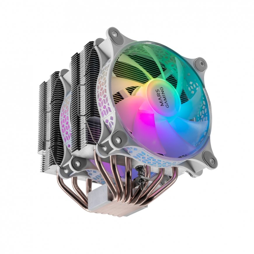 Mars Gaming MCPU-XT Procesors Universāls šķidruma dzesētājs 12 cm Balts 1 pcs – 2