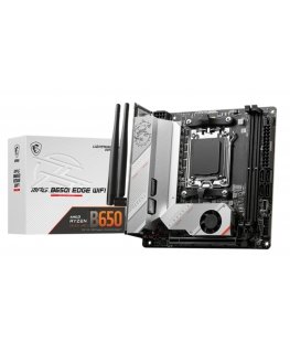 MSI MPG B650I EDGE WIFI mātes plate AMD B650 AM5 pieslēgvieta mini ATX