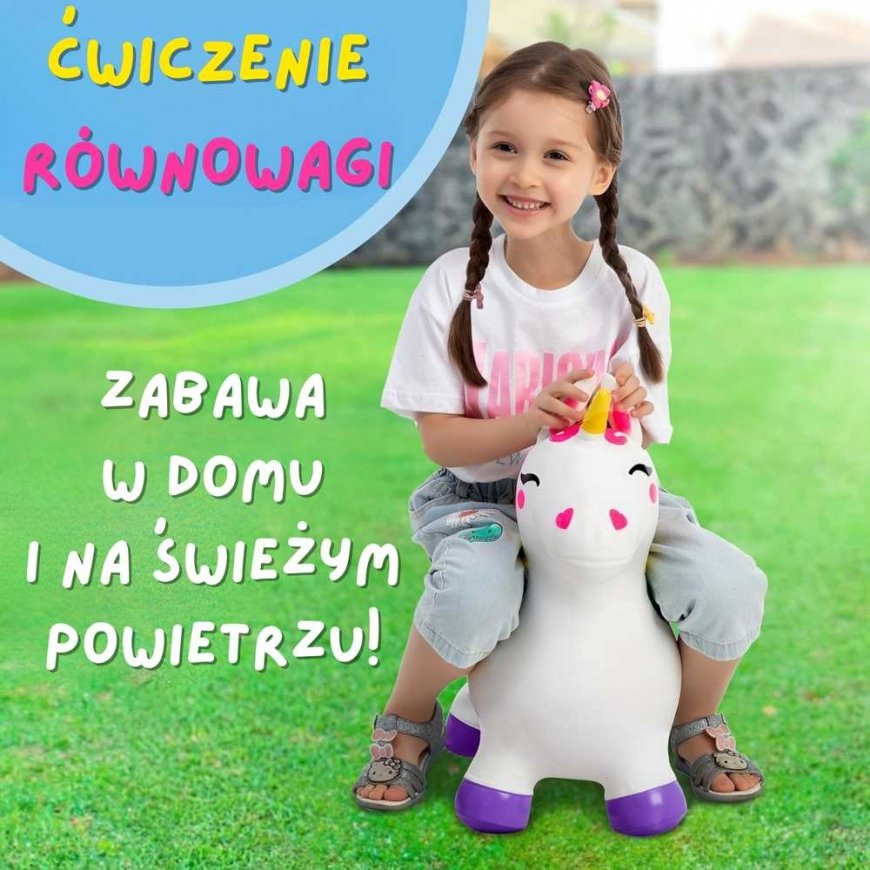WOOPIE Guminis guminis šokliukas Üksikhobune Valge + Pump – 3