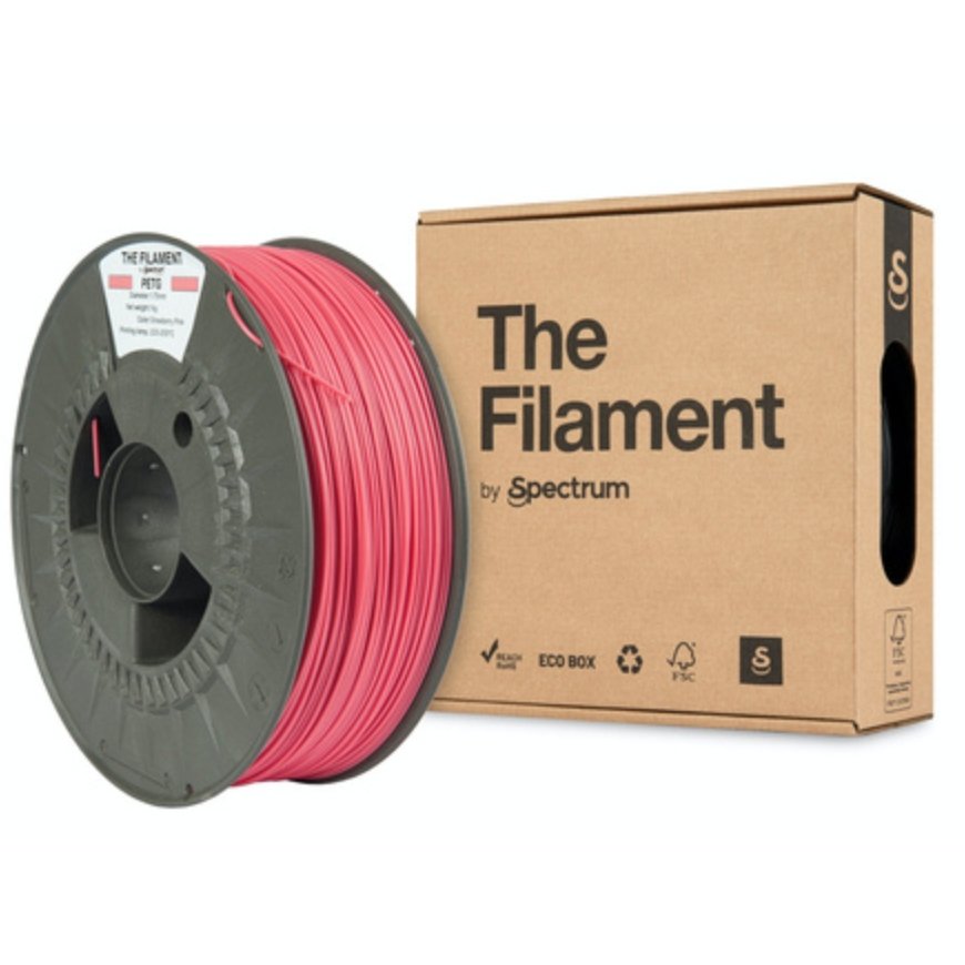 Spectrum Filaments TF-24025 materjal 3D-printimiseks Polüetüleen tereftalaatglükool (PETG) Roosa 1 k – 3