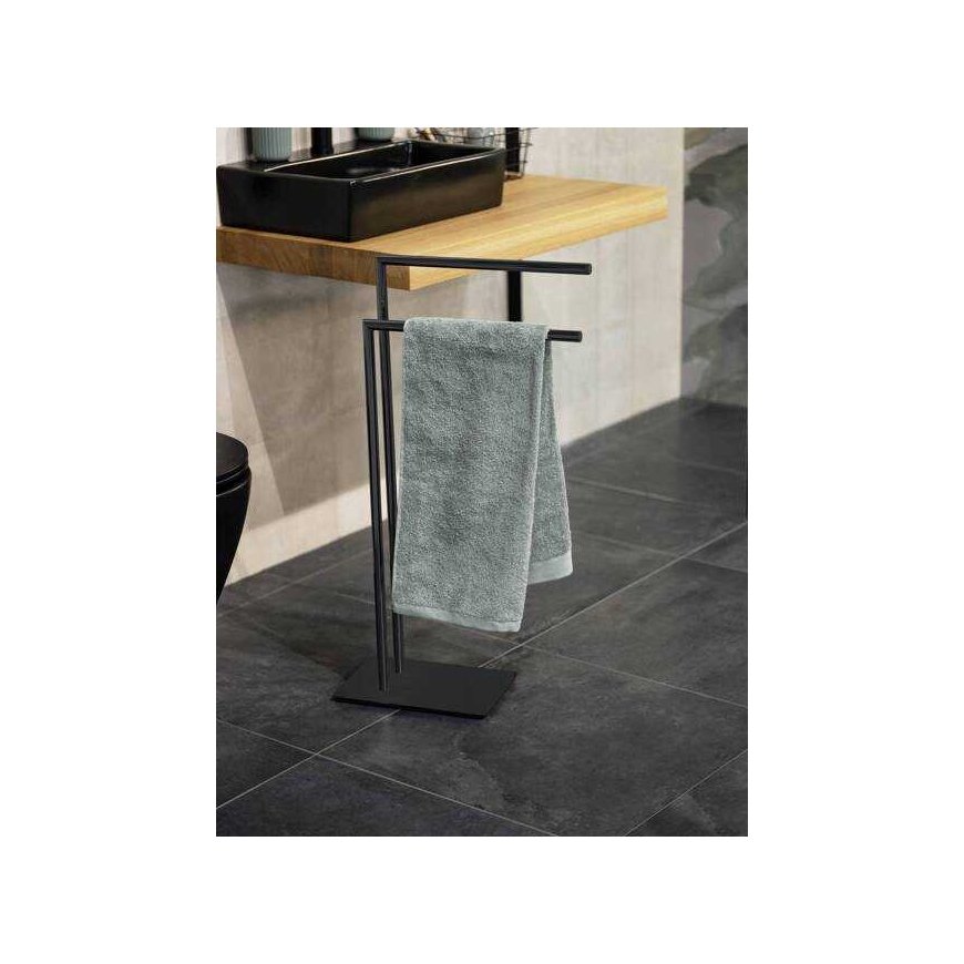 Wenko RECCO metal towel rack, two arms – 2