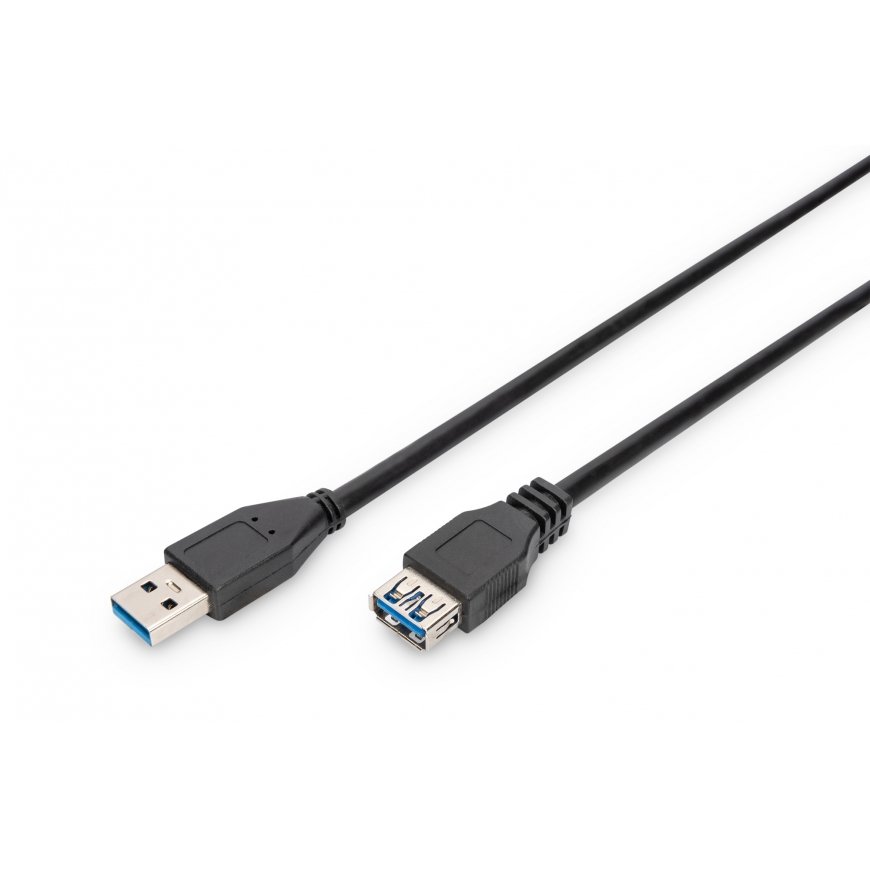 Digitus AK-300203-030-S USB kabelis USB 3.2 Gen 1 (3.1 Gen 1) 3 m USB A Melns