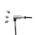 DICOTA D31700 kaapelilukko musta, Hopea 2 m DICOTA D31700 kaapelilukko musta, Hopea 2 m