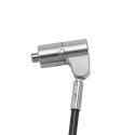 DICOTA D31700 kabelio užraktas Juoda, Sidabras 2 m DICOTA D31700 kabelio užraktas Juoda, Sidabras 2 m