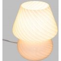 Atmospheric Table Mushroom Lamp CARA, glass, Ø 15 cm Atmospheric Table Mushroom Lamp CARA, glass, Ø 15 cm