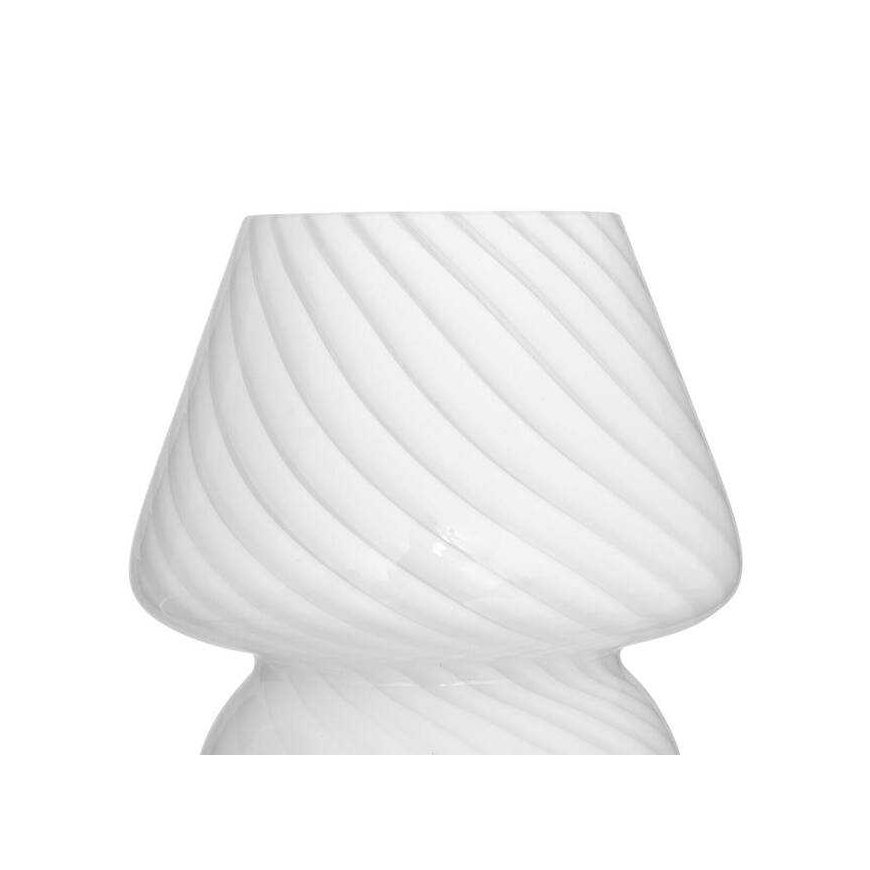 Atmospheric Table Mushroom Lamp CARA, glass, Ø 15 cm – 4